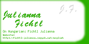 julianna fichtl business card